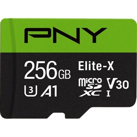 Pny Technologies 256Gb Elite X Class 10 U3, P-SDU256U3100EX-GE P-SDU256U3100EX-GE